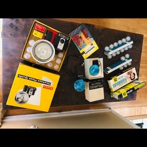 1953 Kodak Brownie Hawkeye w original book box etc